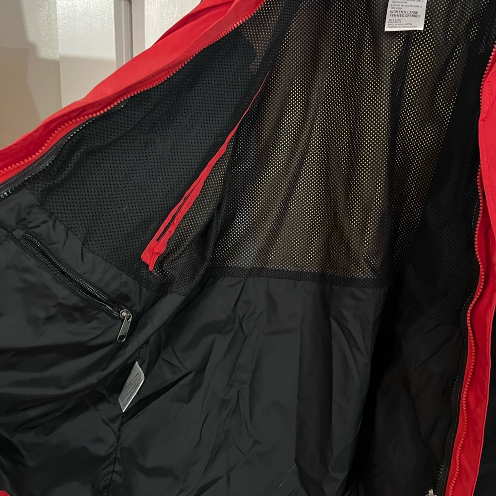 Vintage The North Face Gore-Tex Mountain Light Parka Jacket Red Black 90s Gorp L - Picture 9 of 11